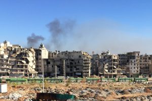 مسلحو المعارضة يغادرون حلب برفقة ضباط روس