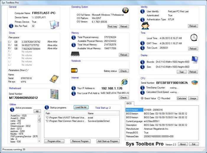 Sys Toolbox Pro Download
